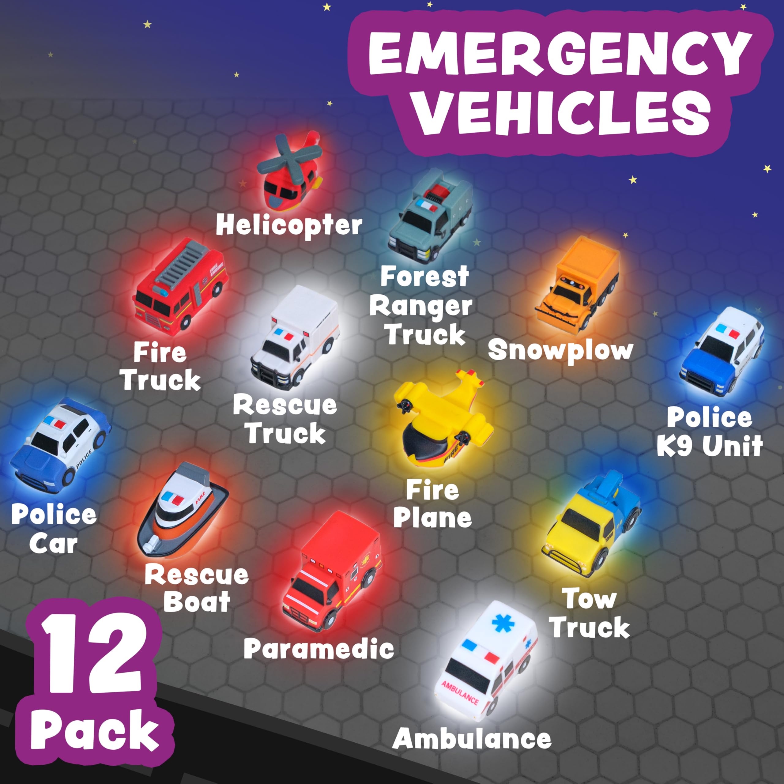 Tub Works Emergency ambulance light-up bath toy fosters sensory exploration in the tub