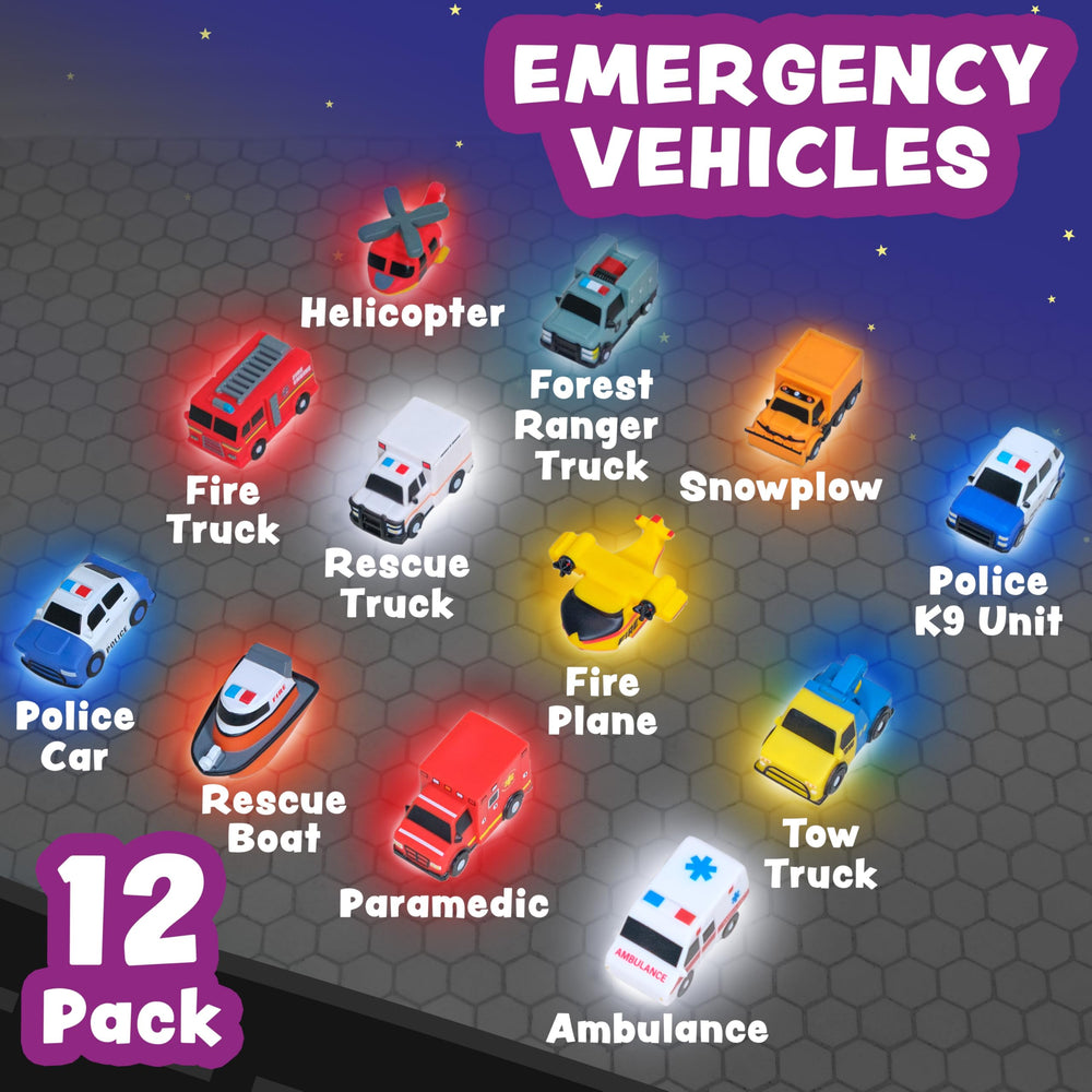 Tub Works Emergency ambulance light-up bath toy fosters sensory exploration in the tub