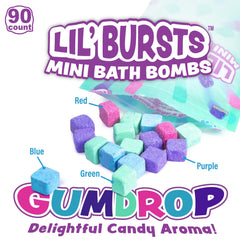 Tub Works Lil' Bursts purple burst colors the water for bath art.