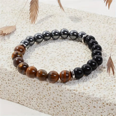 TUBIANCA Black Tourmaline beads close-up highlighting a protective energy shield.