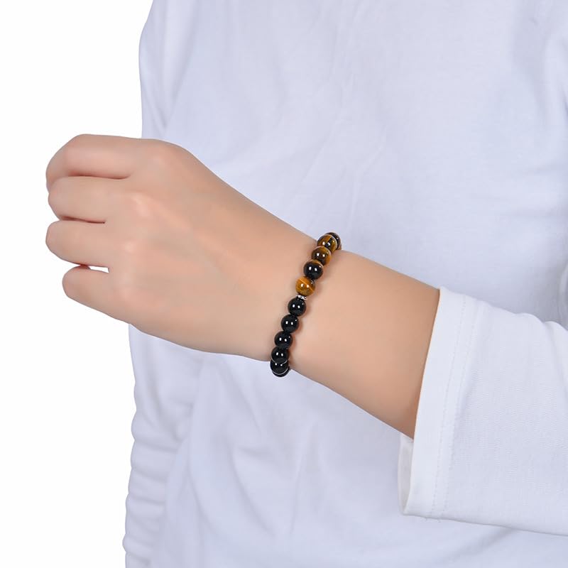 TUBIANCA Stretch bracelet on wrist, versatile unisex style for any outfit.