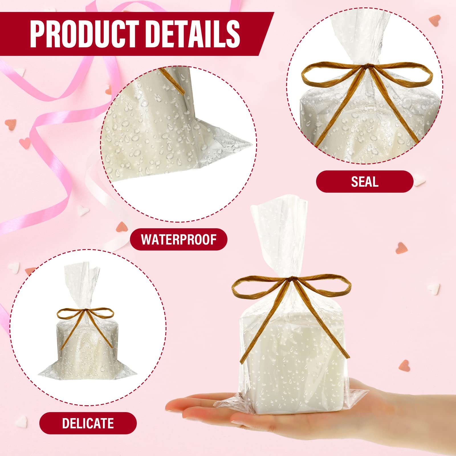 Tudomro soap bags close-up highlights clear material and protective barrier