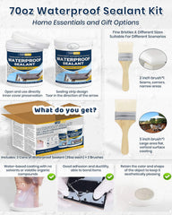Tufinein garden wall coated with clear sealant for weather resistance.