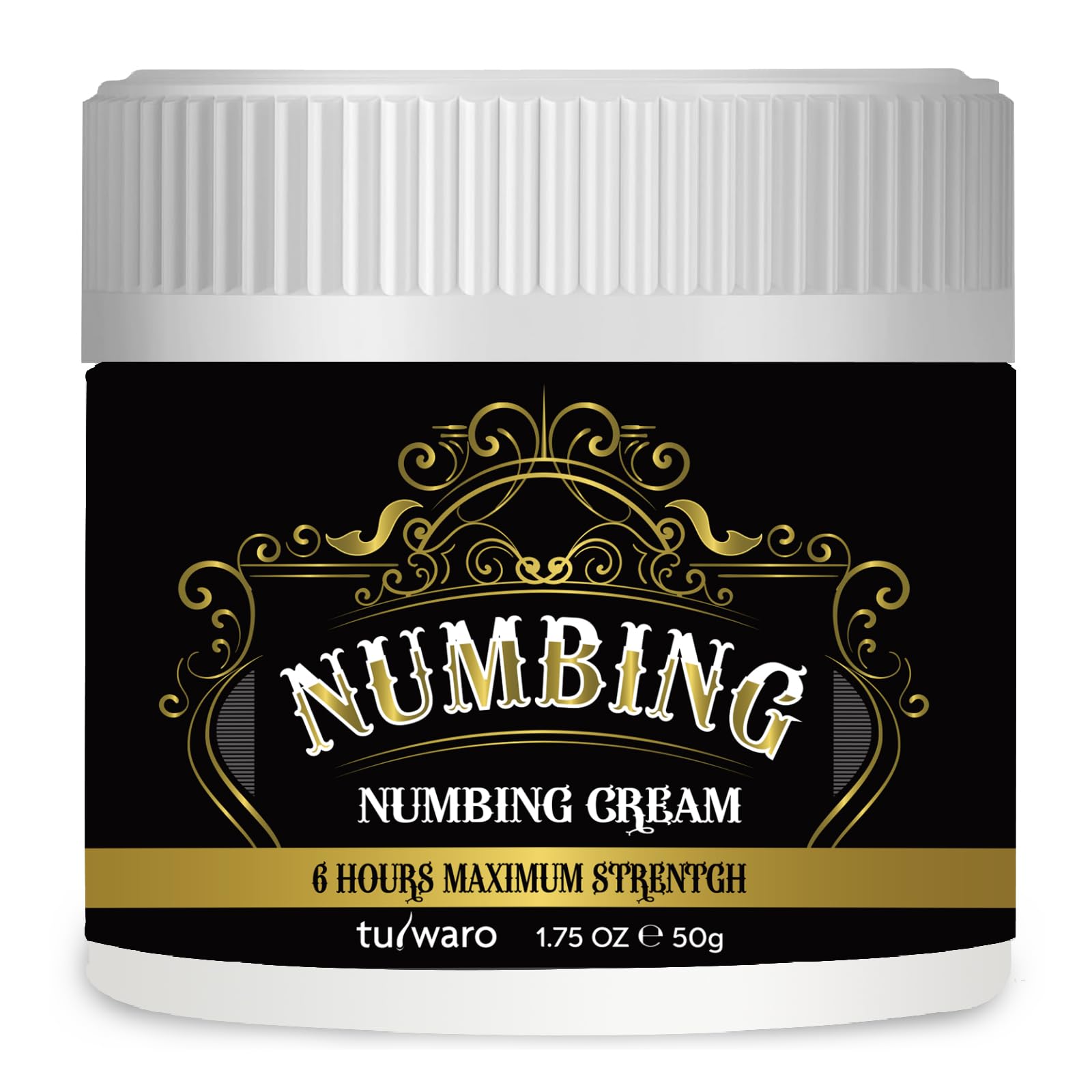 Tuiwaro Numbing Cream extra-strength bottle ready for long-lasting relief.