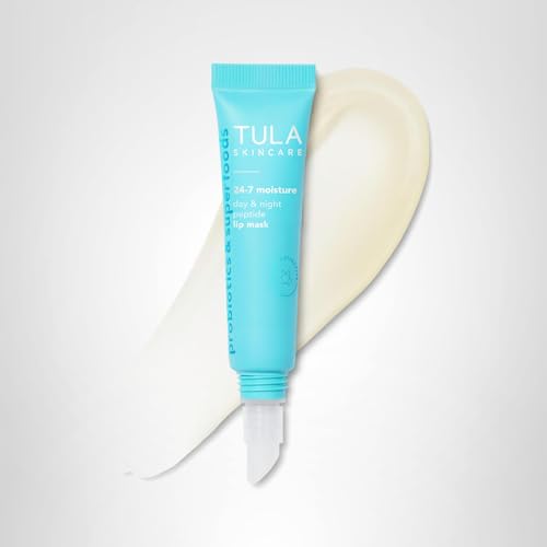 Product lineup shot featuring TULA lip mask.