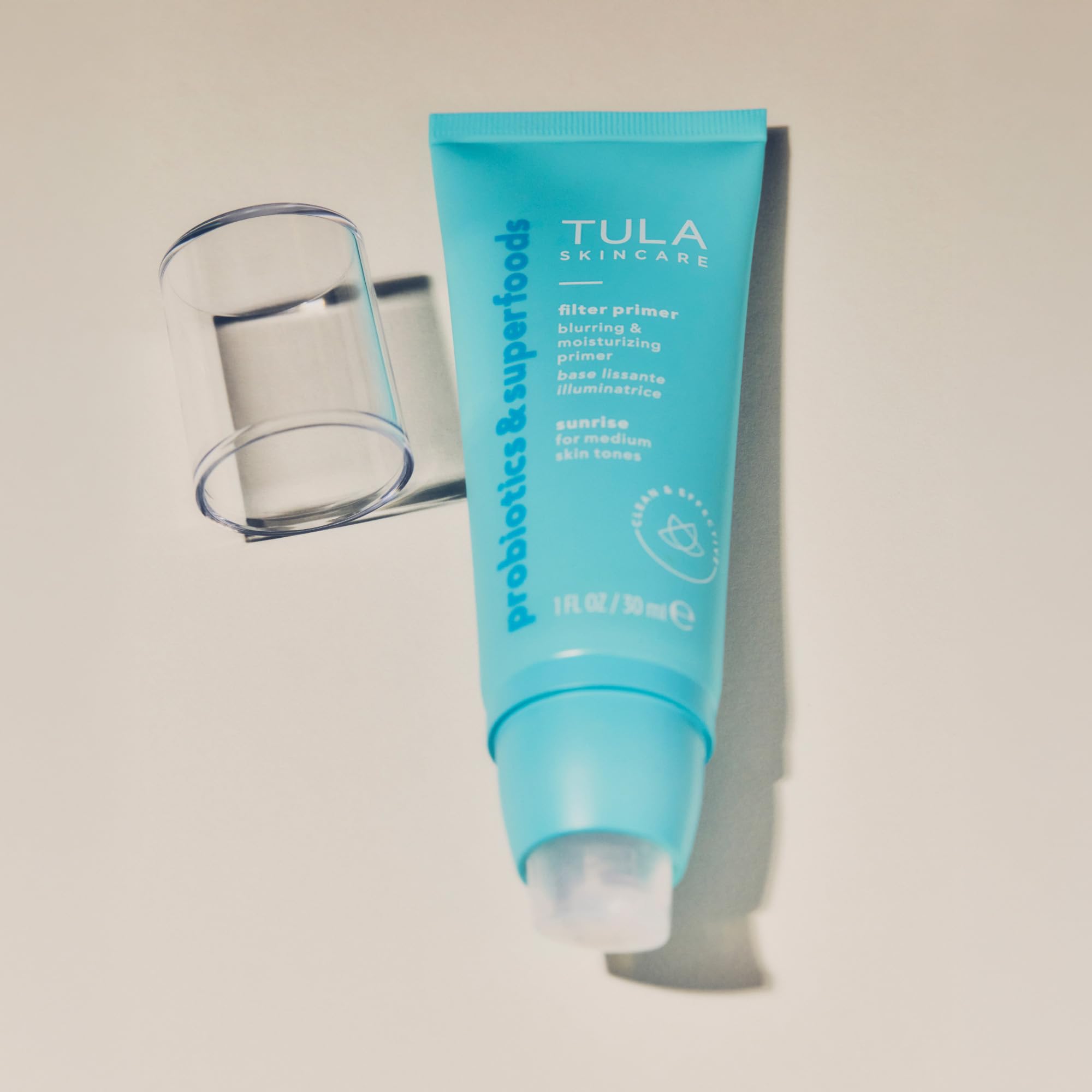 TULA Sunrise suitable for all skin types across the face