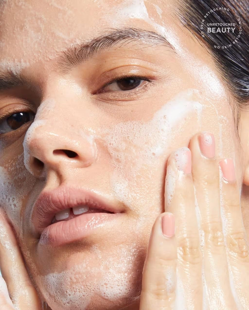 Close-up of probiotic turmeric blueberry ingredients in TULA cleanser