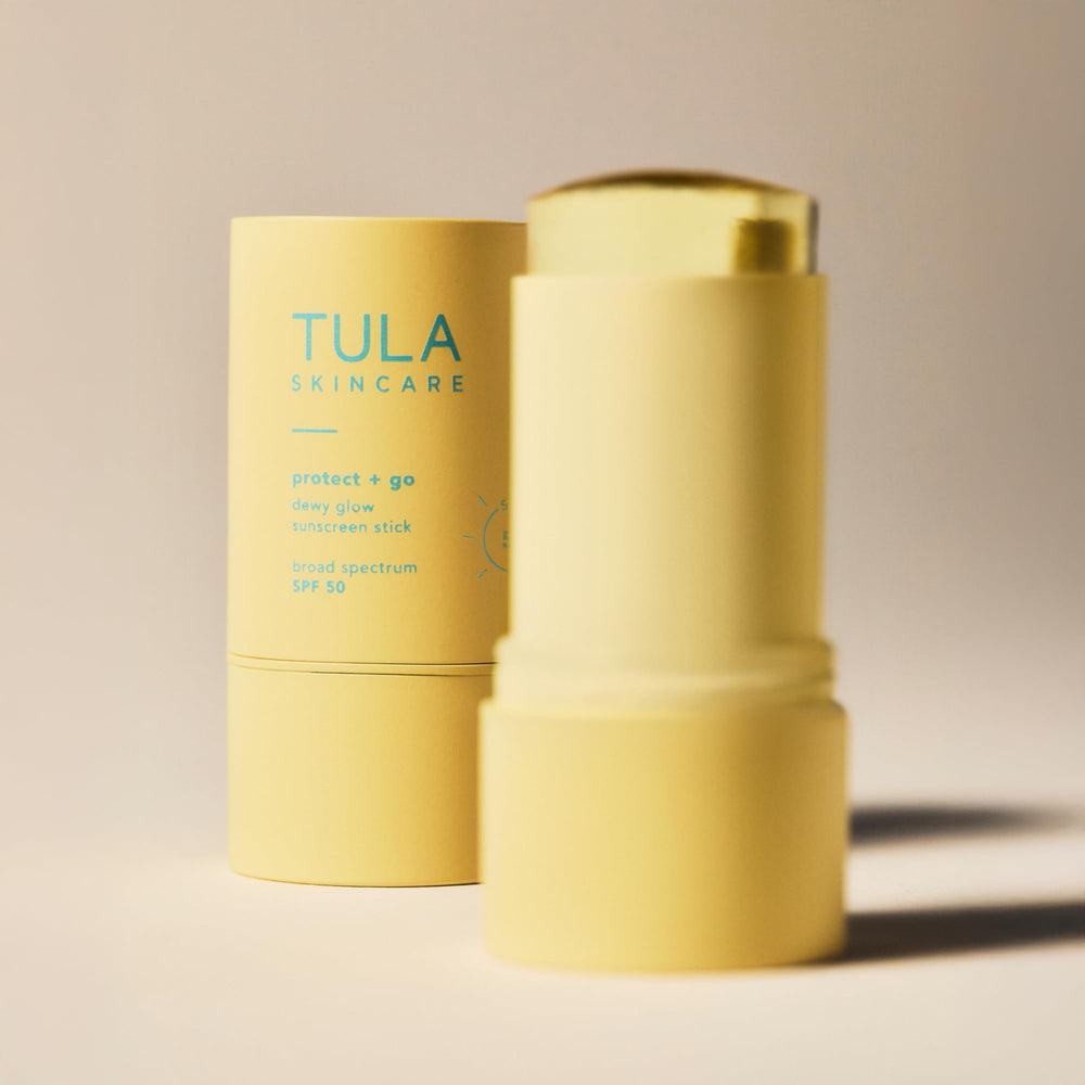 TULA Protect + Glow contains Vitamin C, Cloudberry, Papaya for a dewy glow