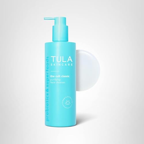 Step-by-step routine with TULA cleanser for fresh skin.
