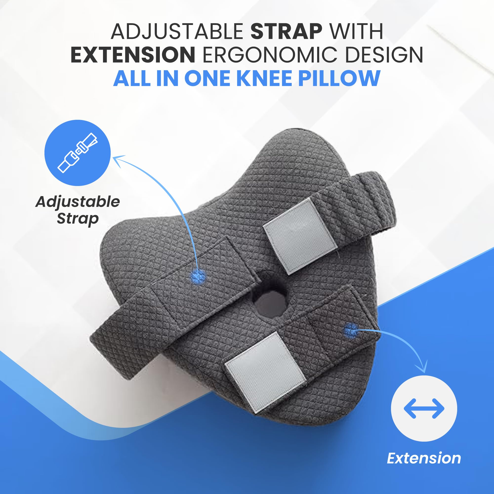 TULARIS high-density memory foam contours to your body for stable support.