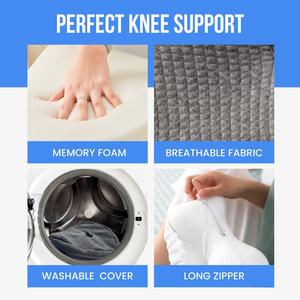 TULARIS pregnancy and post-surgery friendly pillow aids leg positioning.