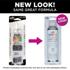 Tulip ColorShot color on fabric remains permanent and machine washable.