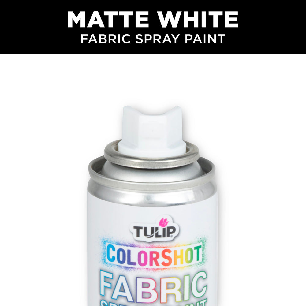 Tulip ColorShot stencil use highlighting bold color with precise spray control.