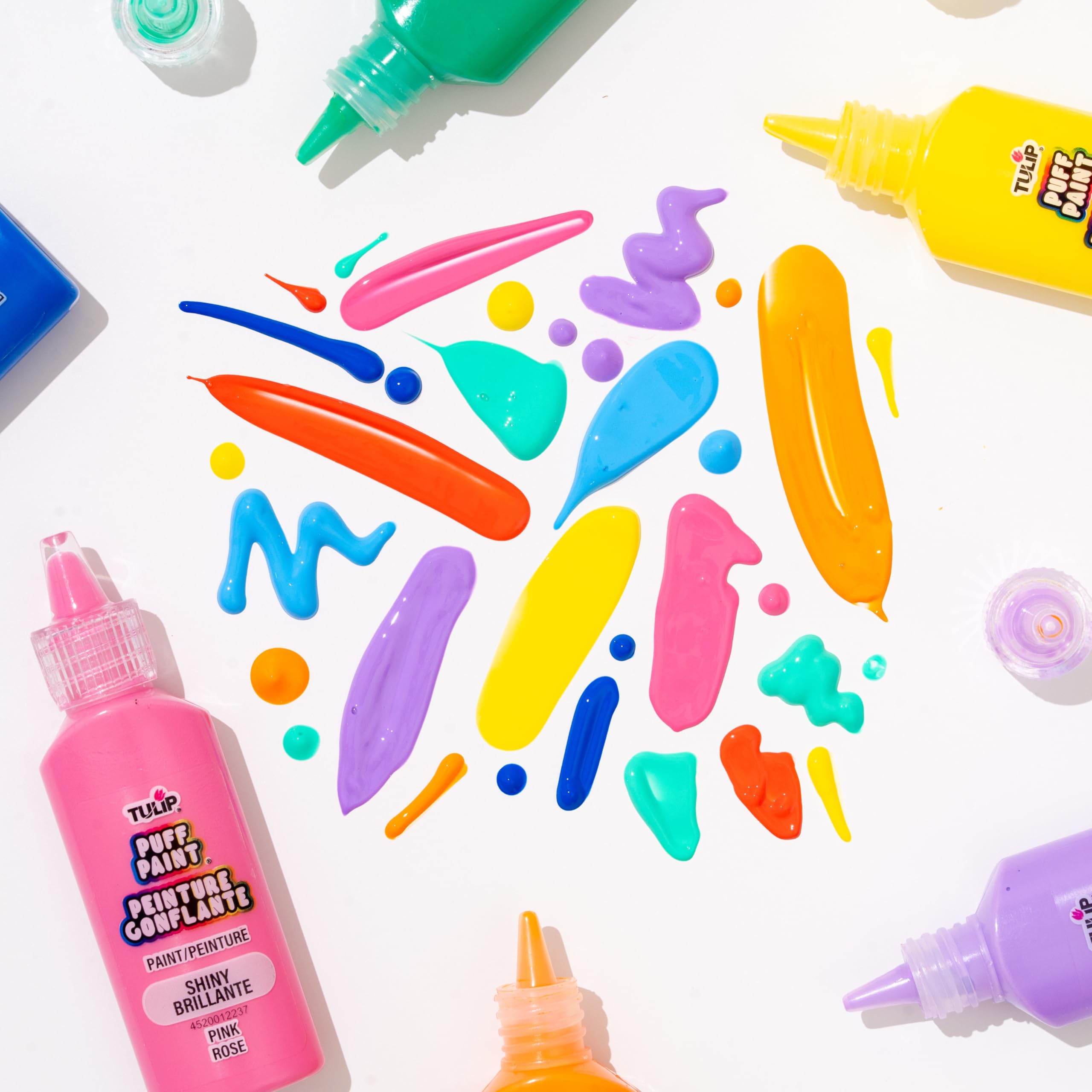 Tulip Puff Paint offers bright neon colors for standout projects.