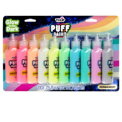Tulip Puff Paint Glow in the Dark with smooth application for precise fabric designs
