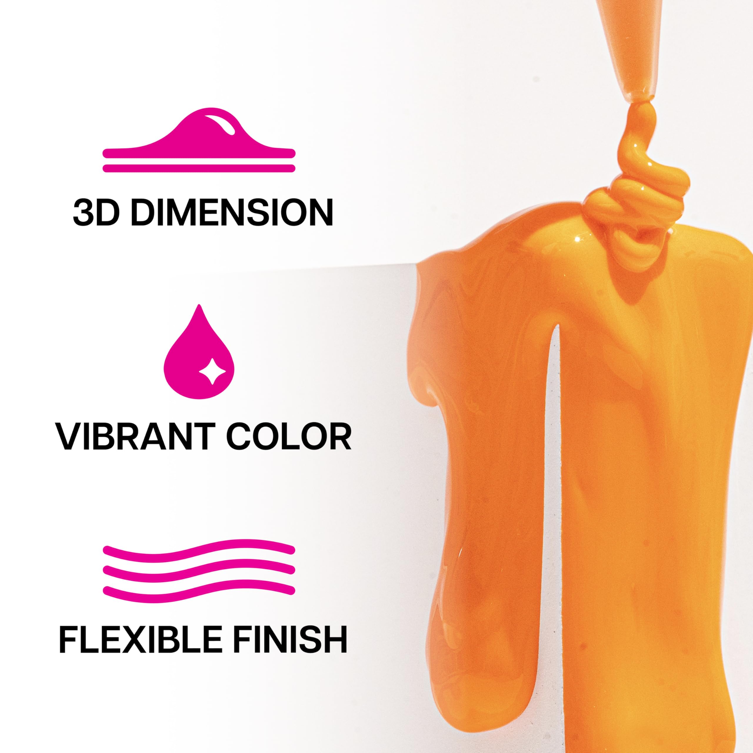 Tulip Puff Paint works with stencils or freehand designs for versatility.