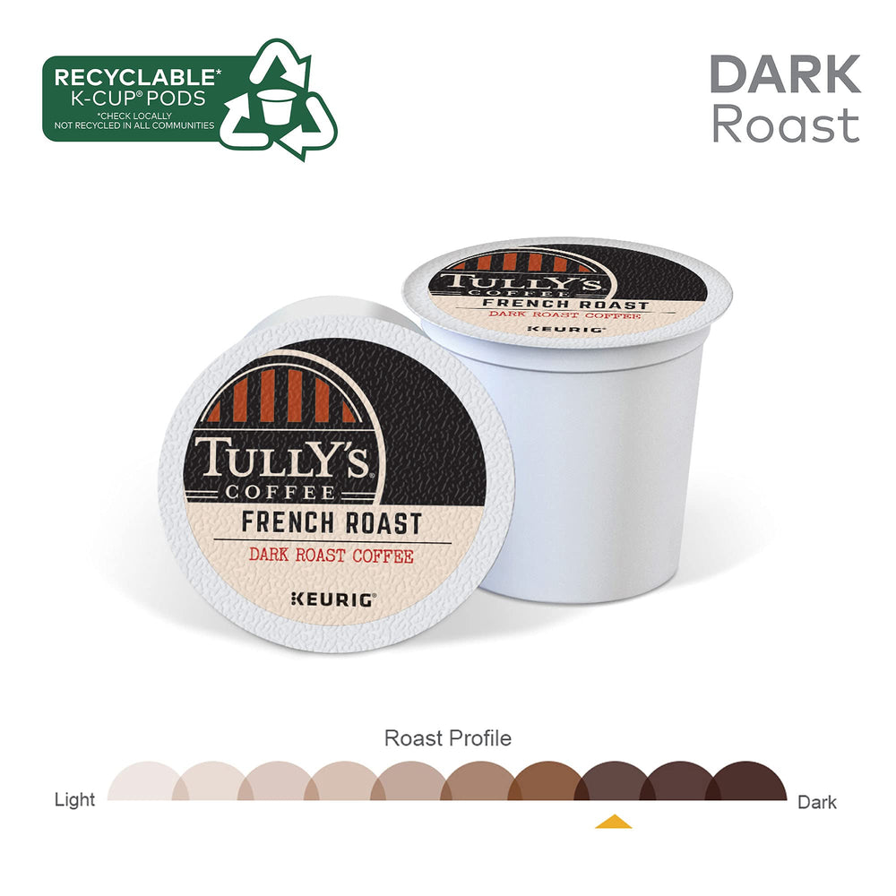 Tully's 60-count box keeps mornings simple and consistent.