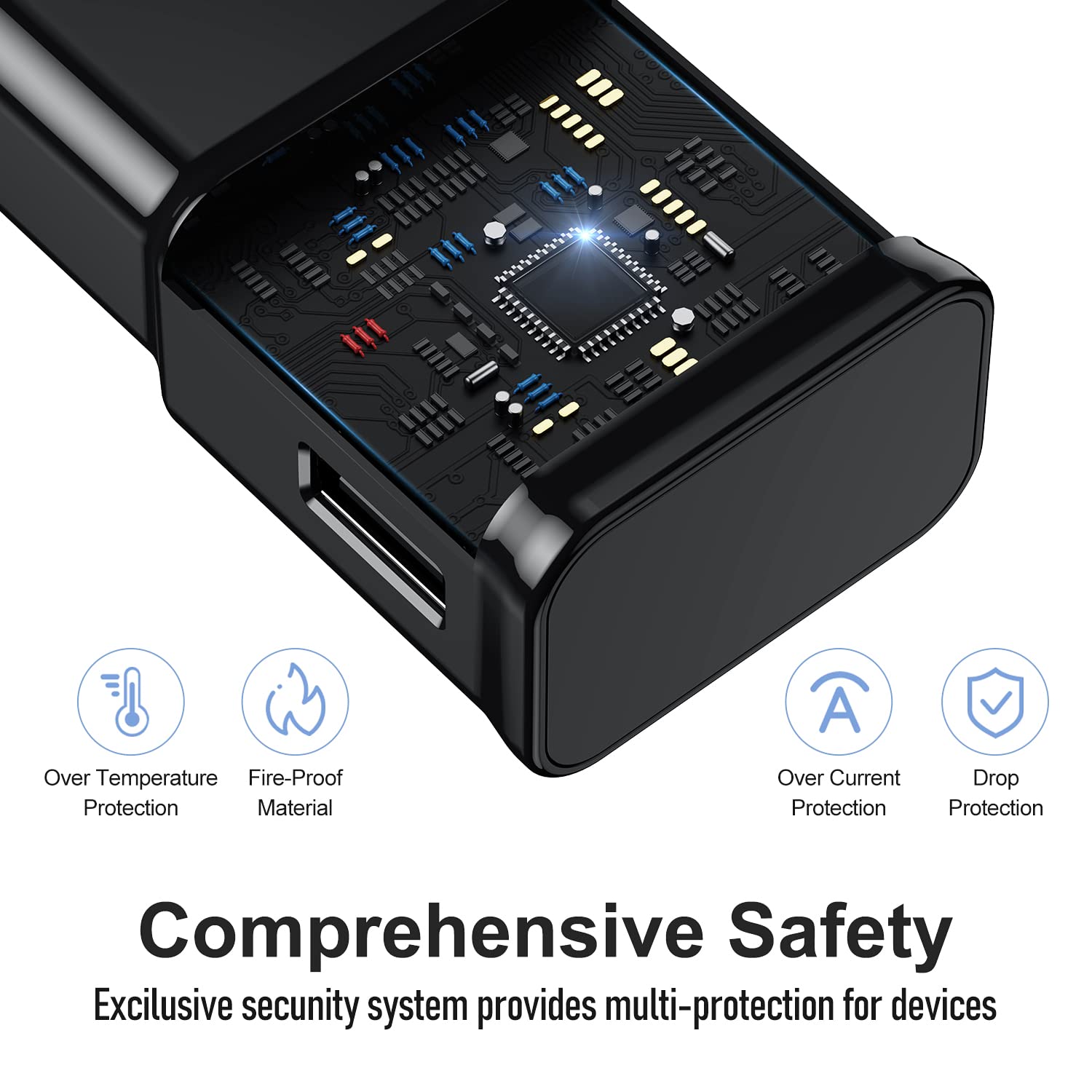TUMABER compact charger design ready to slip into pockets or bags for travel.