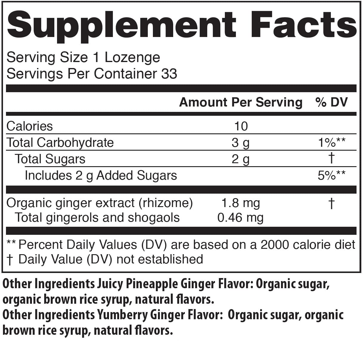 Tummydrops 33 individually wrapped lozenges for convenient daily use