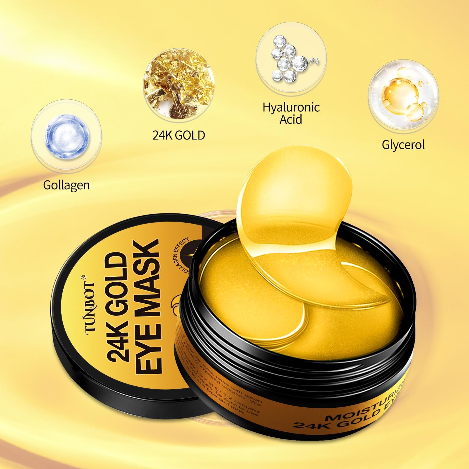 Tunbot masks on face during 15-20 minute use for spa-like care.