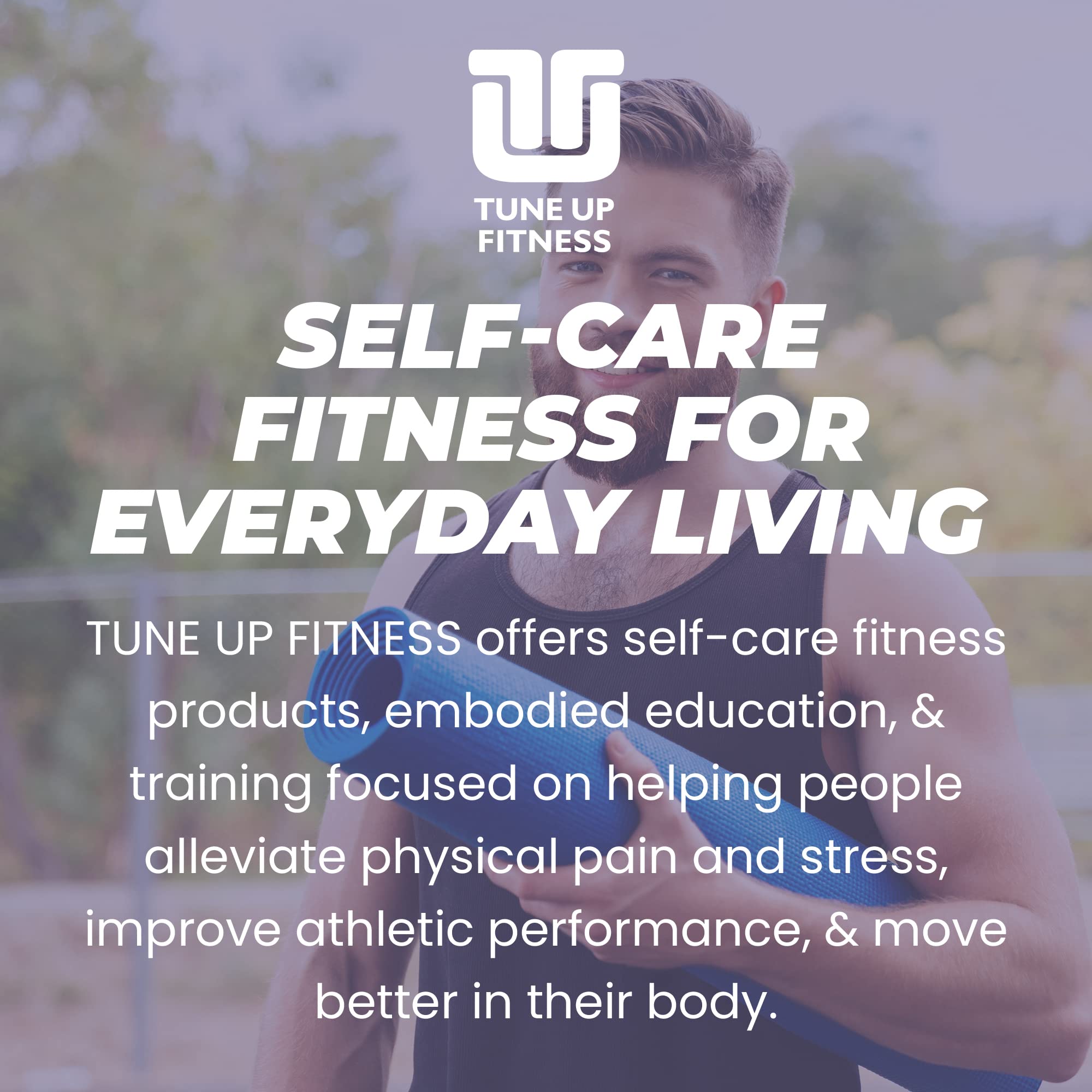 Tune Up Fitness Therapy Ball PLUS Pair in Tote supports post-workout recovery with lightweight equipment.