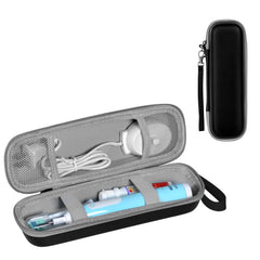 Tunyinsh toothbrush travel case front view protects Oral-B and Philips Sonicare on trips.