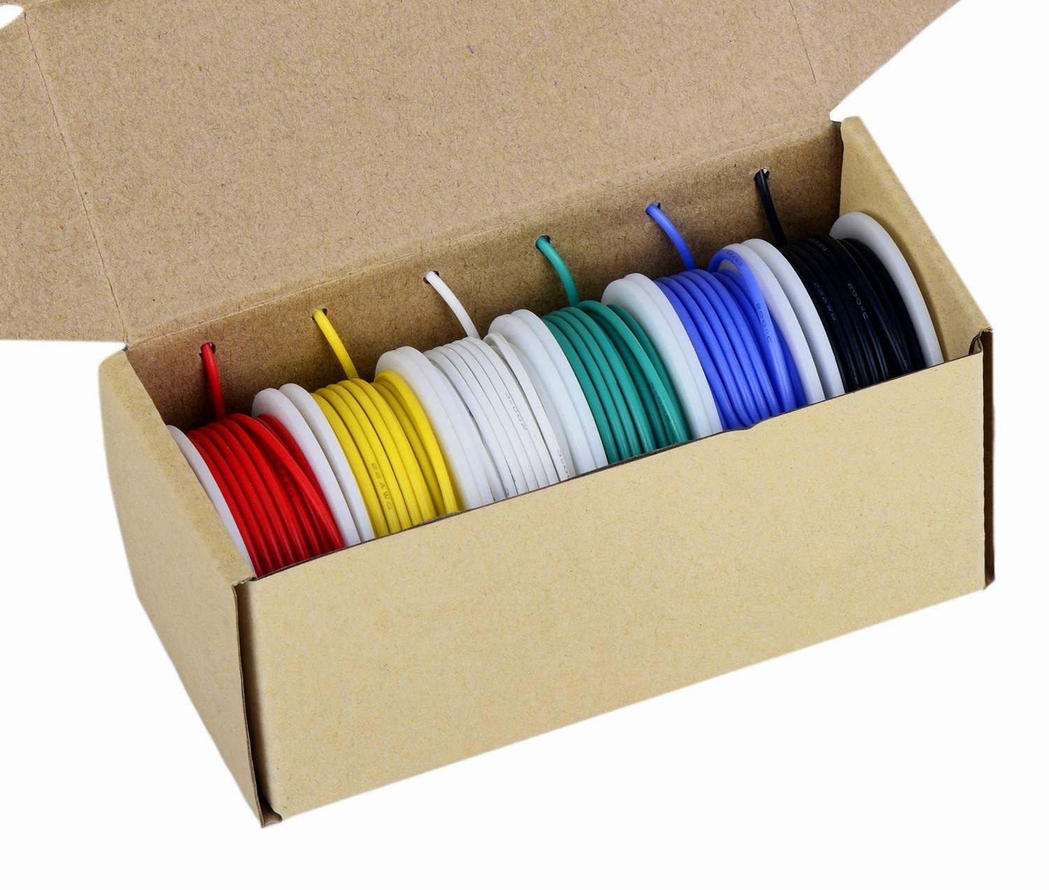 TUOFENG 18 AWG blue silicone wire spool for high-temperature automotive use