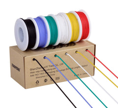 TUOFENG 18 AWG red silicone wire spool for flexible automotive wiring