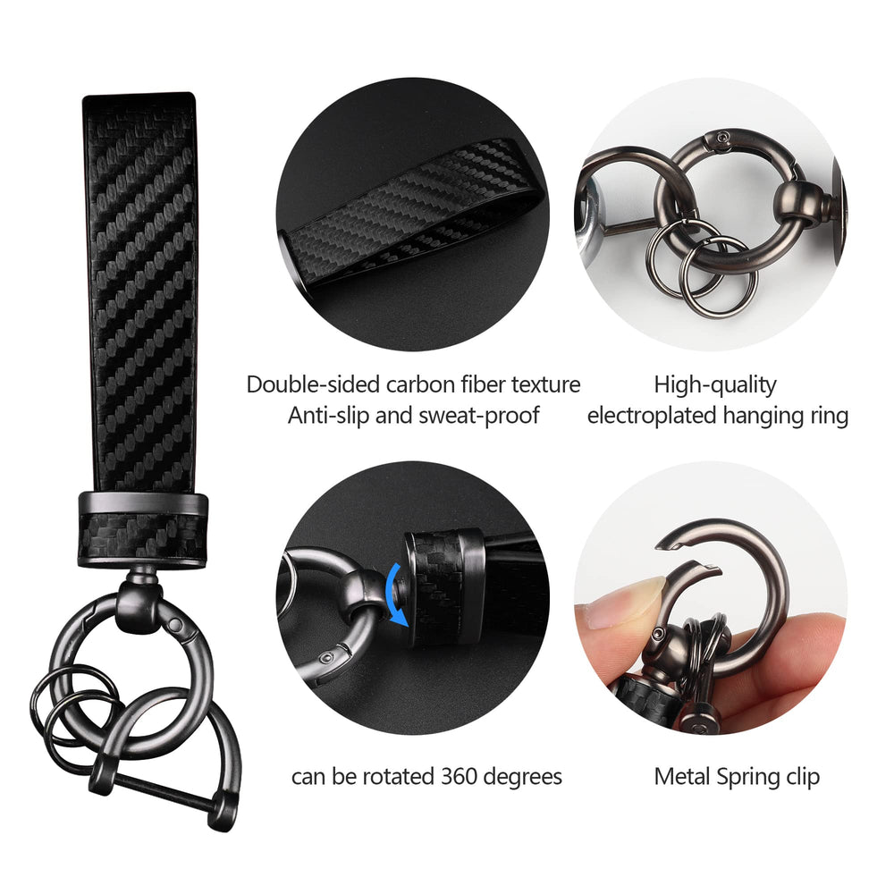 Turcee leather keychain equipped with a zinc alloy ring for strength and premium finish.