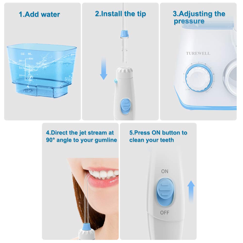 TUREWELL stain tip helps reduce surface stains during cleaning sessions.