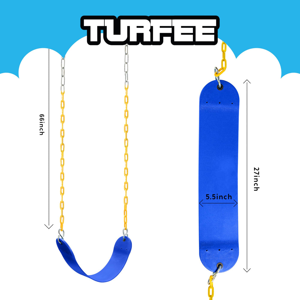 TURFEE swing installation tree beam shows versatile hanging options for outdoor spaces.