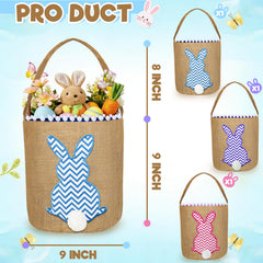 Turnmeon Easter basket featuring fluffy tail detail for cute charm and easy carry