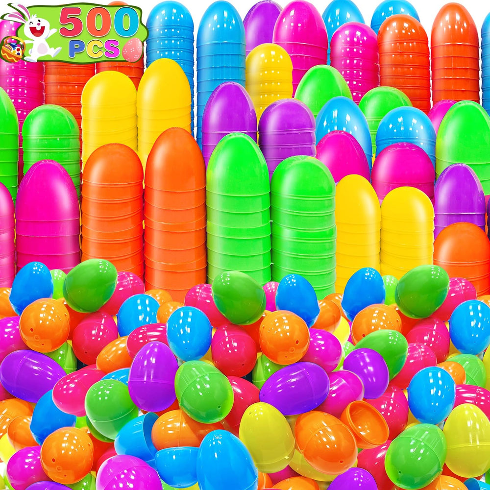 TURNMEON Easter eggs in six colors, ideal for large hunts and classroom rewards