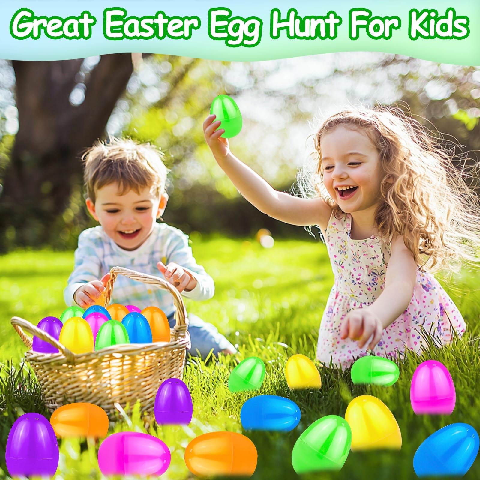 Empty eggs ready to fill with candy or small surprises for events