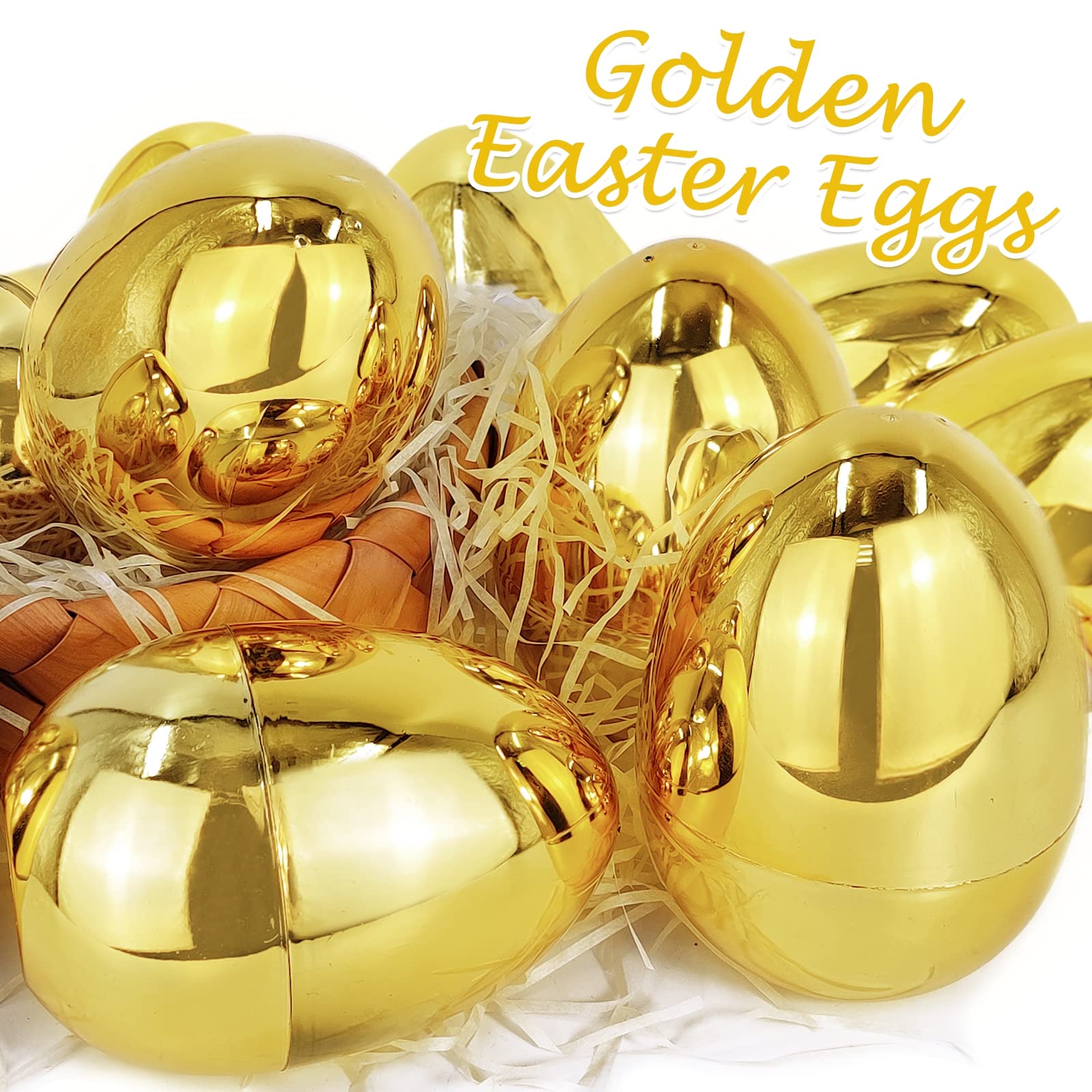 TURNMEON golden Easter egg showcased as a party favor and decor item.
