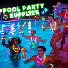 TURNMEON glow necklace assembly demonstrates wearable glow for parties and events.