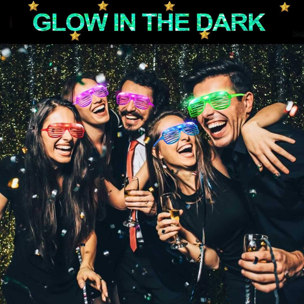 TURNMEON LED Glasses green glow perfect for outdoor events and leafy party vibes.