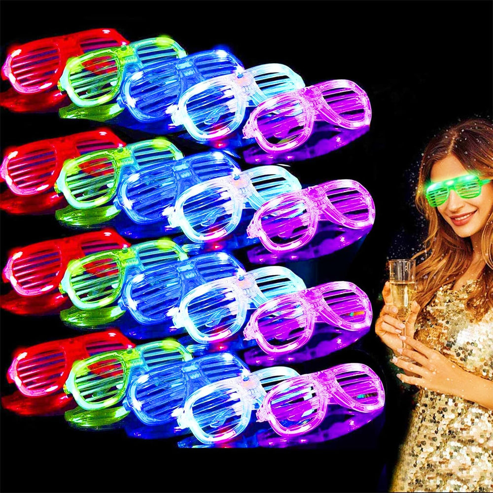 TURNMEON LED Glasses pink glow ideal for festive parties and eye-catching dance floor moments.