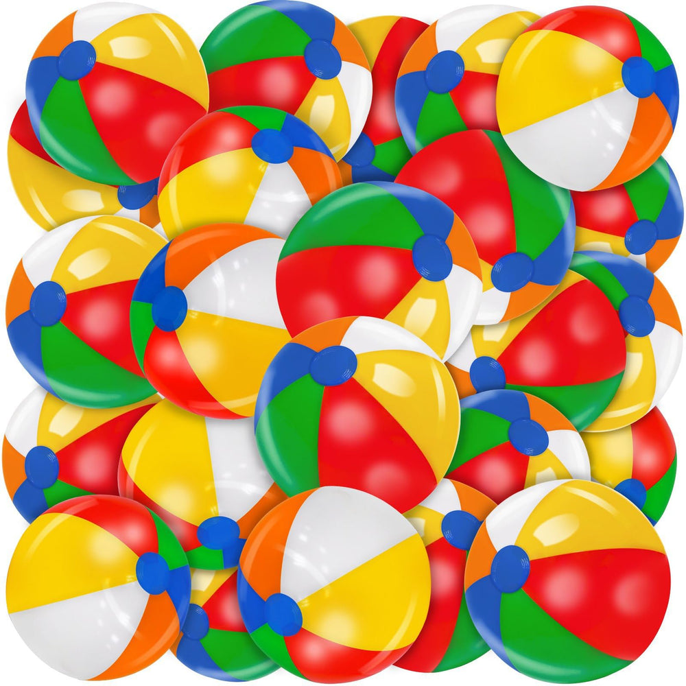 TURNMEON rainbow beach ball ready for poolside play and party decor