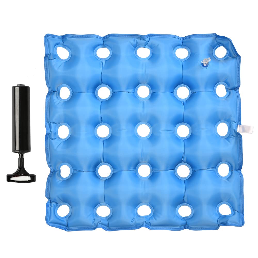 TURNSOLE waffle cushion provides pressure relief for long seating sessions.