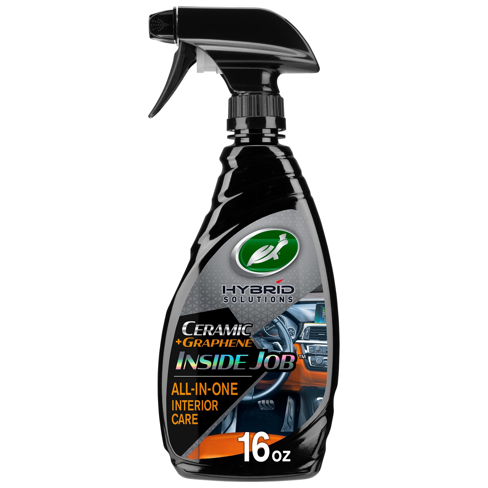 Turtle Wax Inside Job bottle pour for easy spot cleaning and odor control.