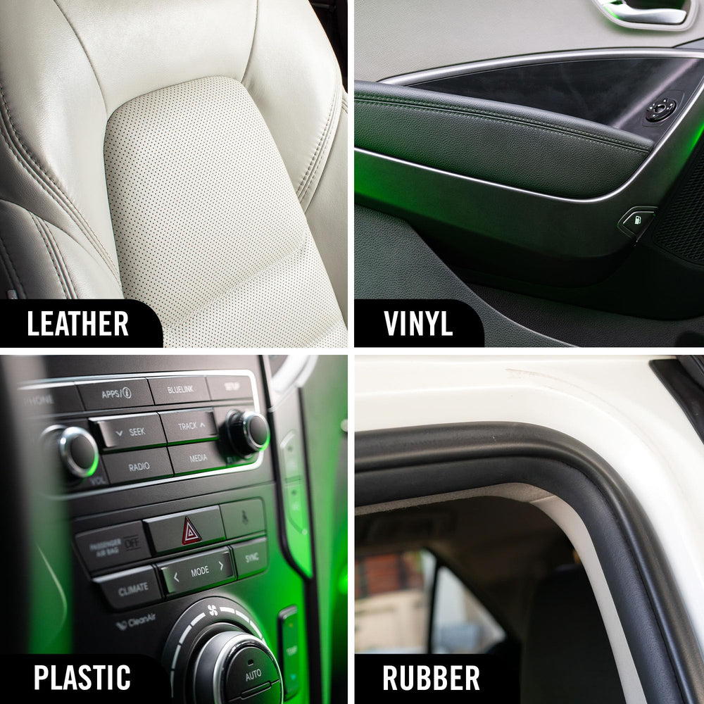 Turtle Wax Inside Job UV protection shield helps prevent dashboard fading.