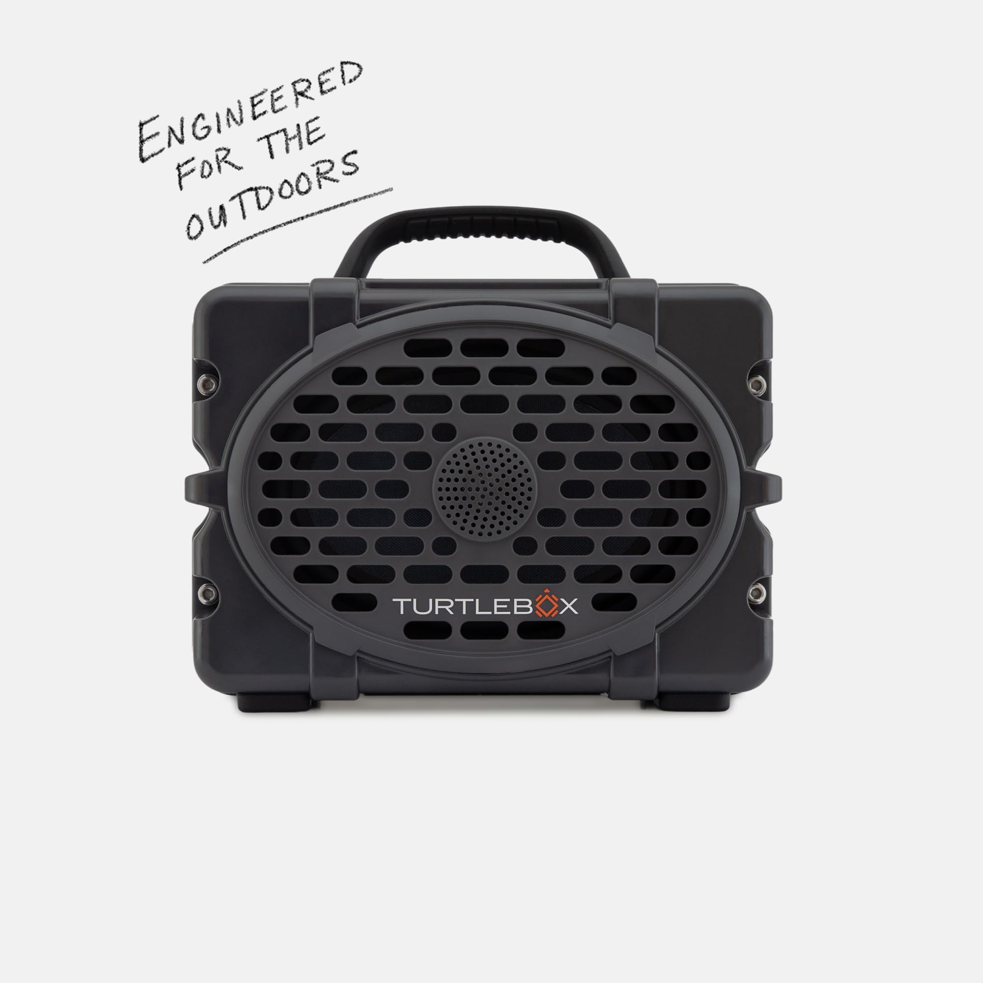 Turtlebox Original Gen 3 close-up bass driver delivers deep tones at high volume