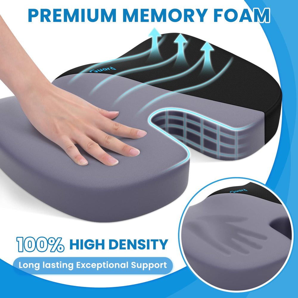 TushGuard memory foam detail close-up highlighting soft, resilient support