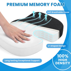 Removable breathable cover from TushGuard cushion for easy cleaning