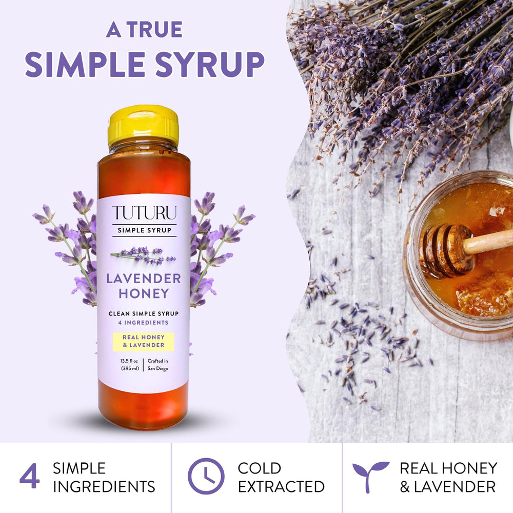 Closeup of TUTURU bottle highlighting clean label and real ingredients