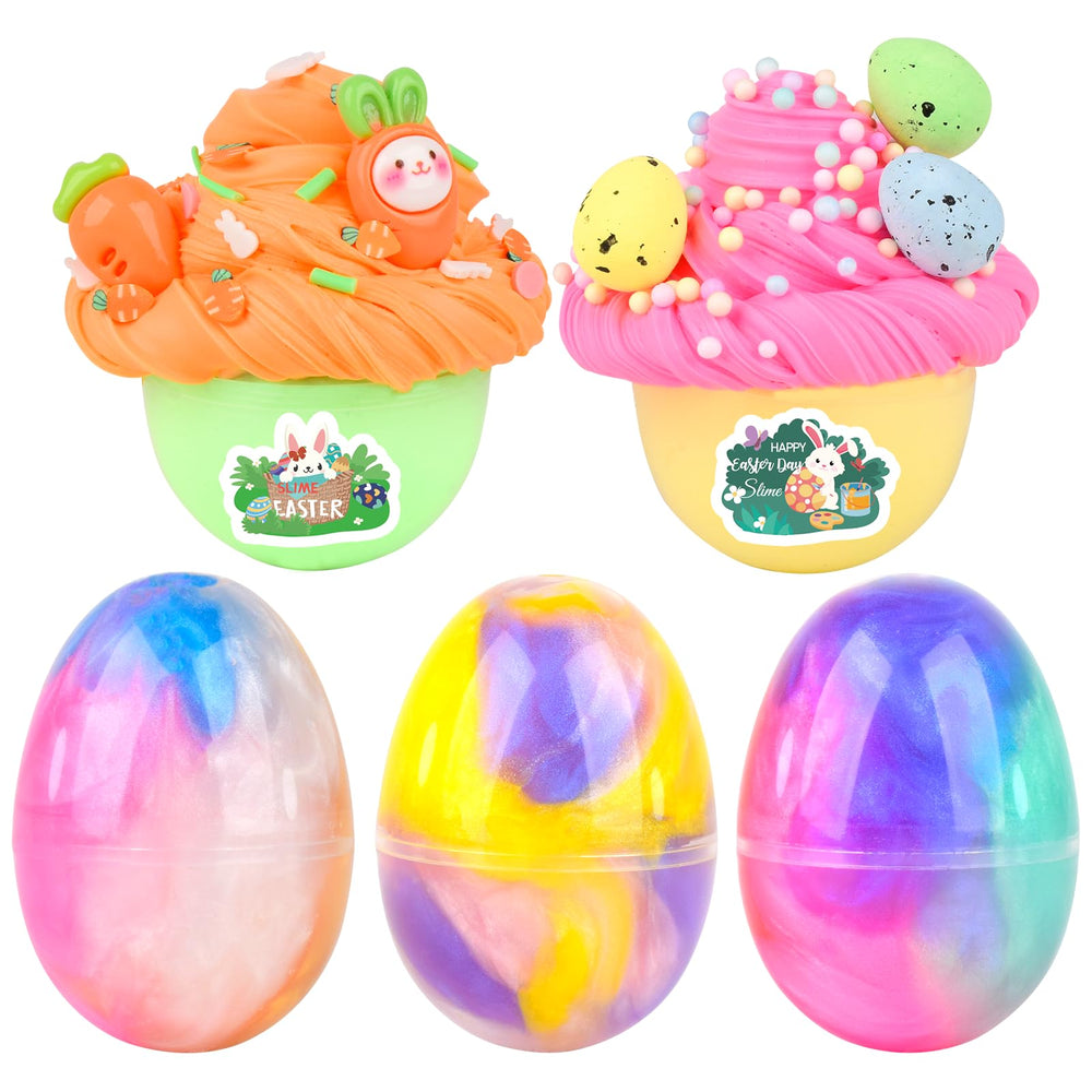 tuupowana Easter slime eggs with Carrot Rabbit Elf theme, ideal for engaging egg hunts