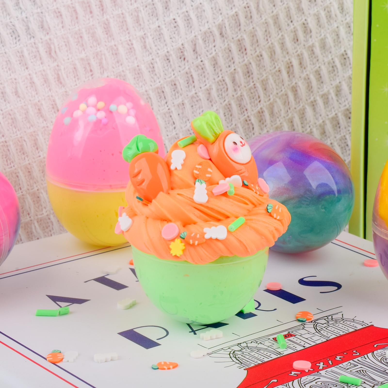 tuupowana Easter slime eggs Pink Dreamy Galaxy Station for dreamy play moments