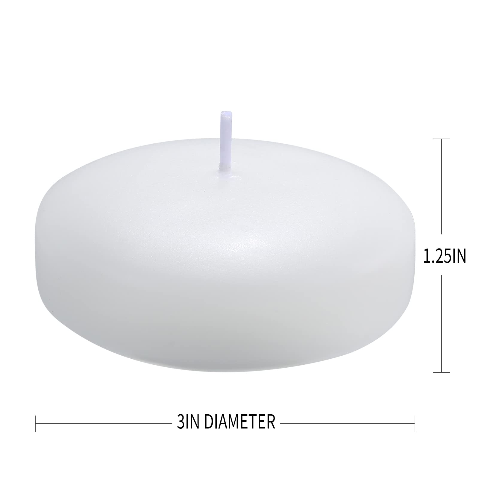 Tuyai floating candle paraffin-clean-burn delivers smoke-free ambiance for dining and events.