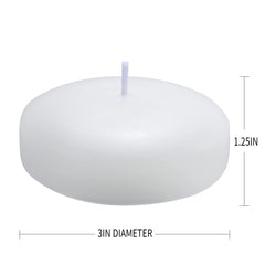 Tuyai floating candle paraffin-clean-burn delivers smoke-free ambiance for dining and events.